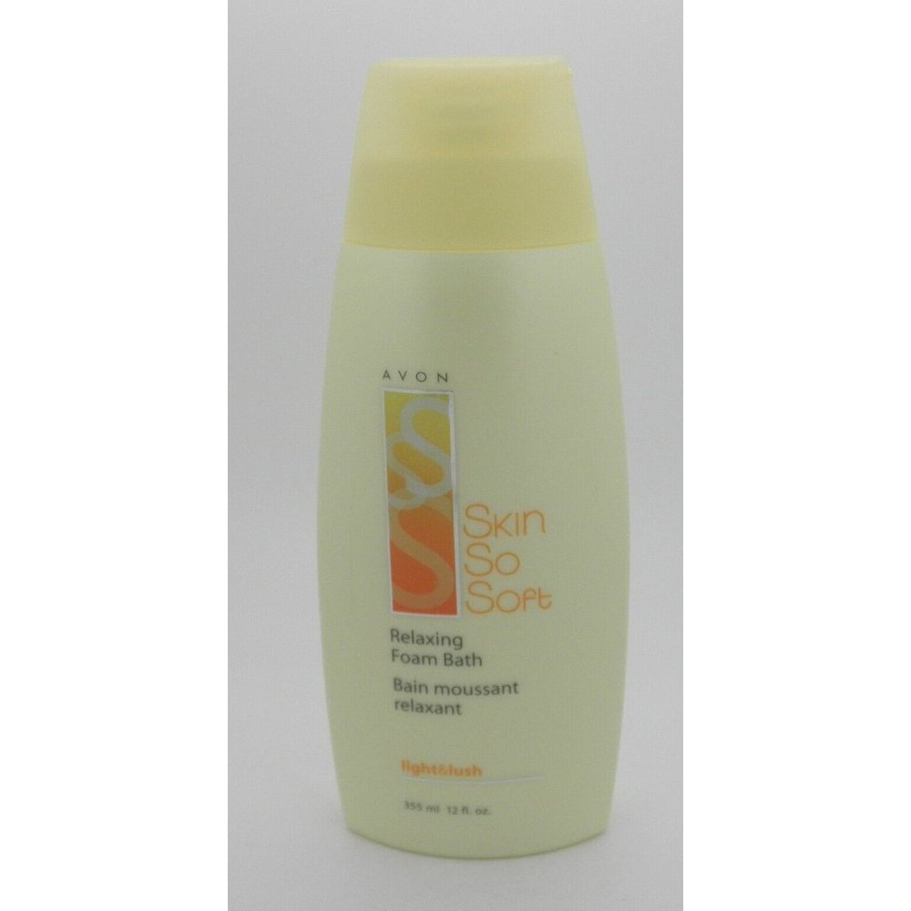 AVON Skin-So-Soft SSS LIGHT & LUSH Relaxing Foam Bath 12 oz